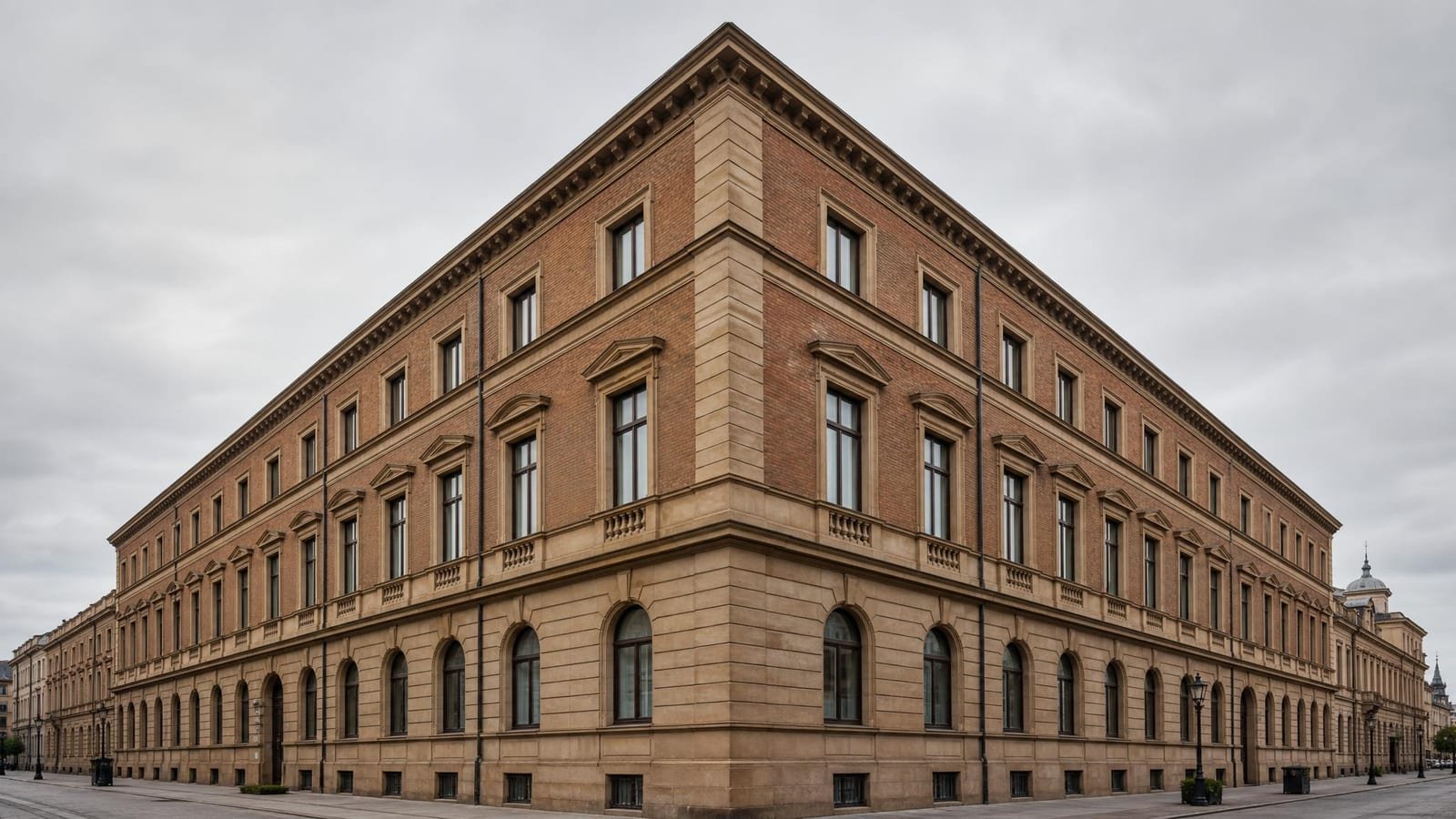 Architectural reference — drag handle to reveal 2-point perspective overlay