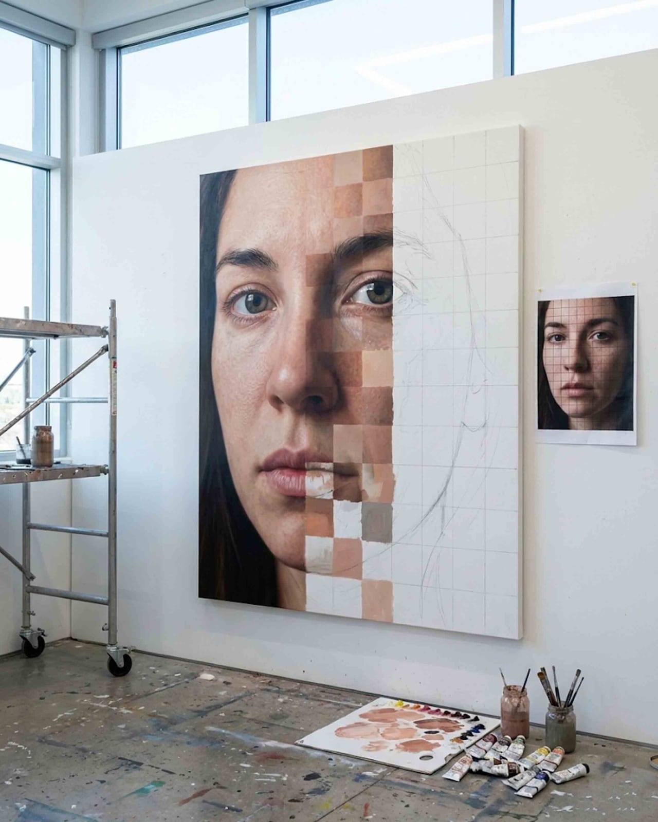 Hyperrealism Grid Drawing Tutorial