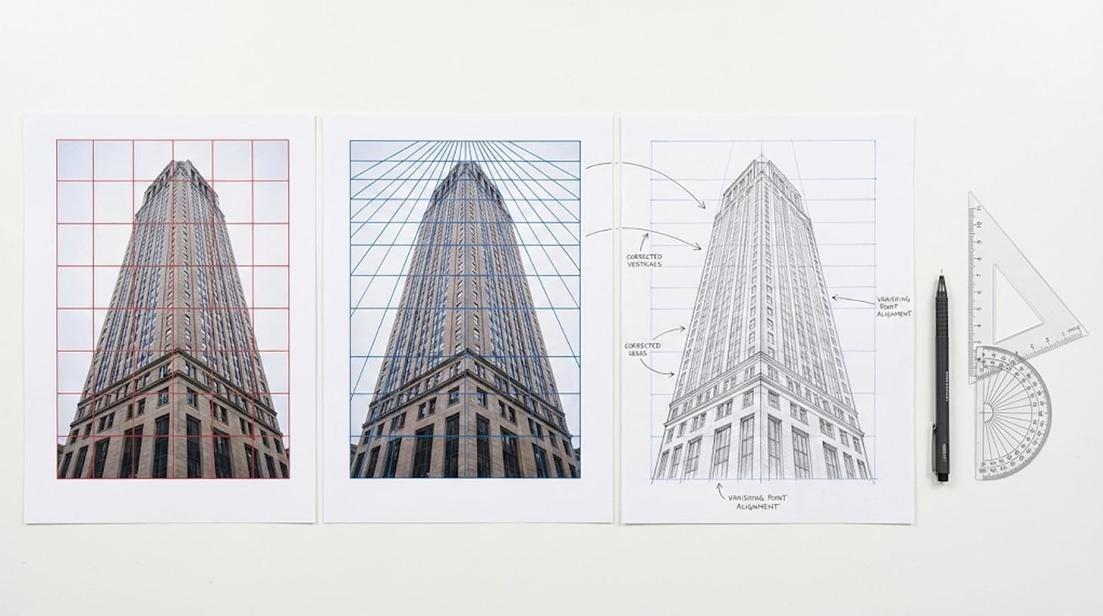 Correcting perspective distortion