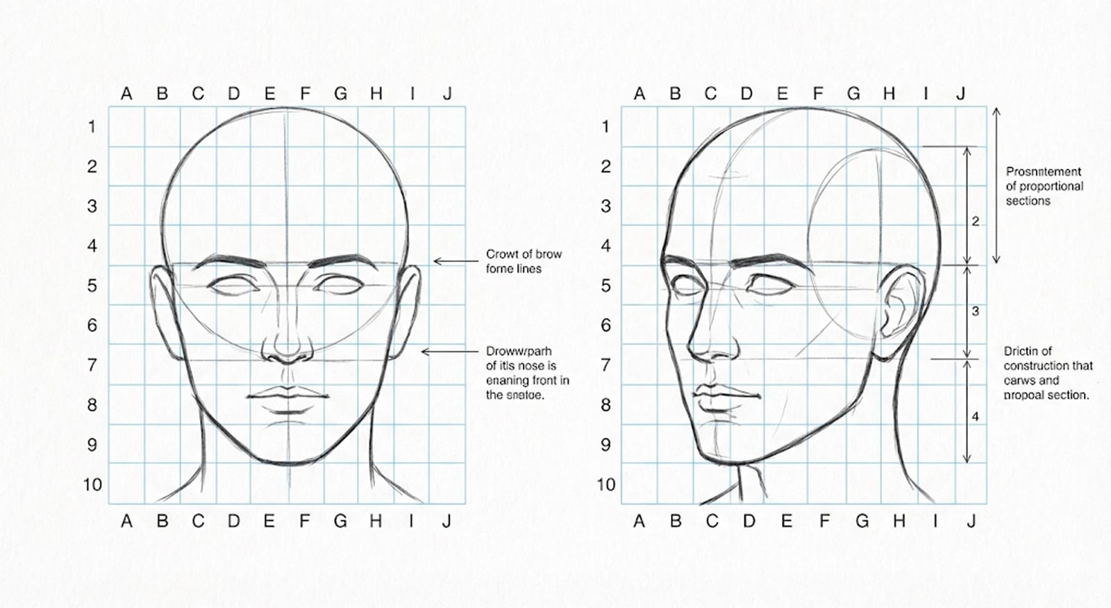 Your First Portrait Grid Drawing Tutorial